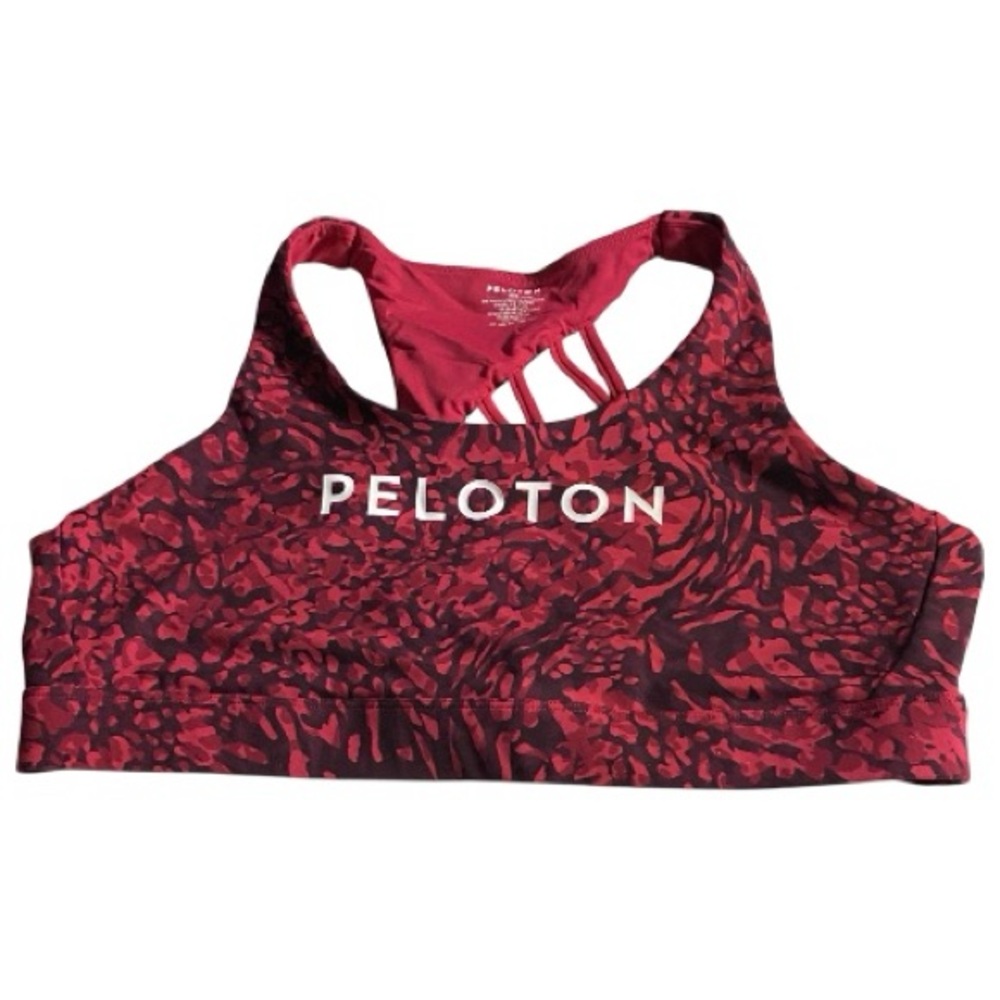 Peloton Bra, Sports Bra, Performance wear, Sz XXL, Strappy, Racerback,Geometric